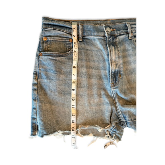 American Eagle Stretch Denim Shorts Size 14 US - Gently Used! - Picture 5 of 10